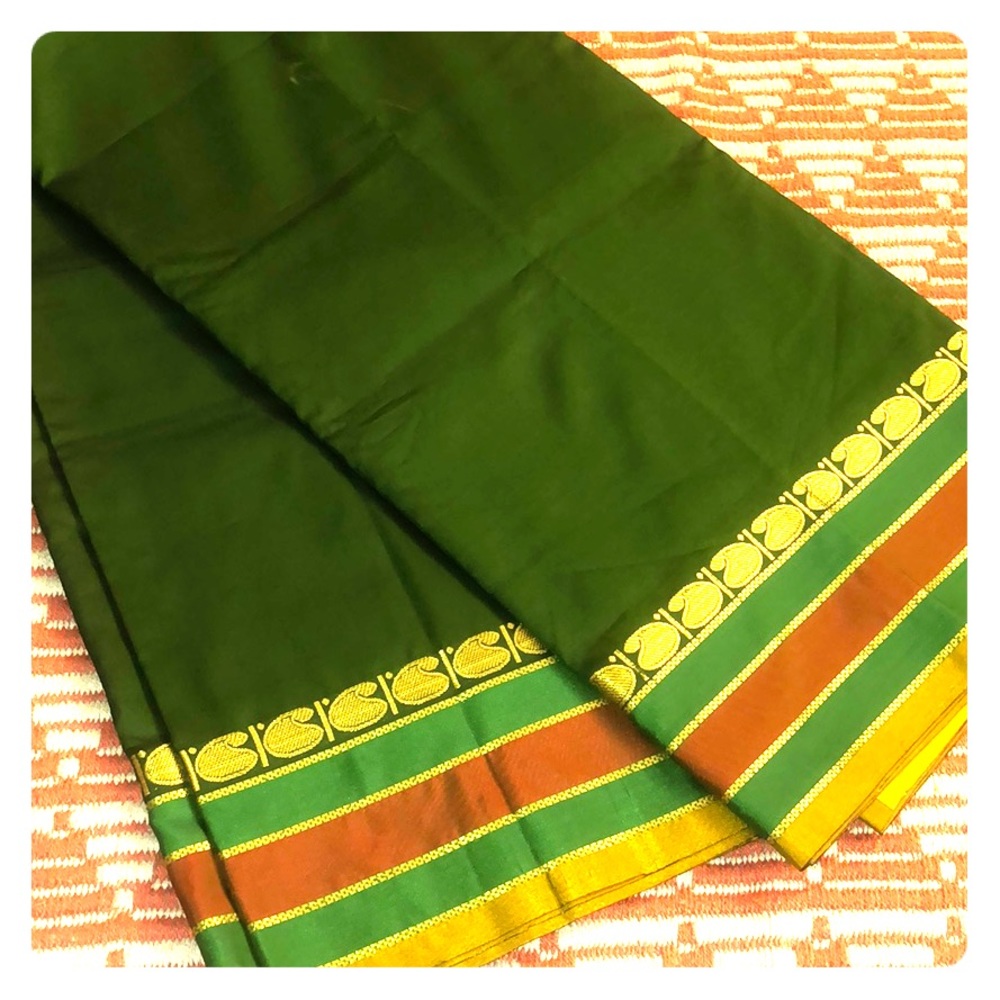 Green Art Silk Saree
